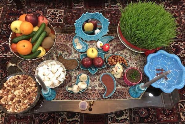 تصویر 2 از قیمت ست هفت سین حصیری با کیفیت ارزان + خرید عمده